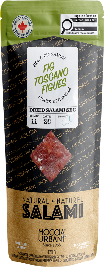 Moccia & Urbani Fig Toscano figs and cinnamon dried salami, 170g